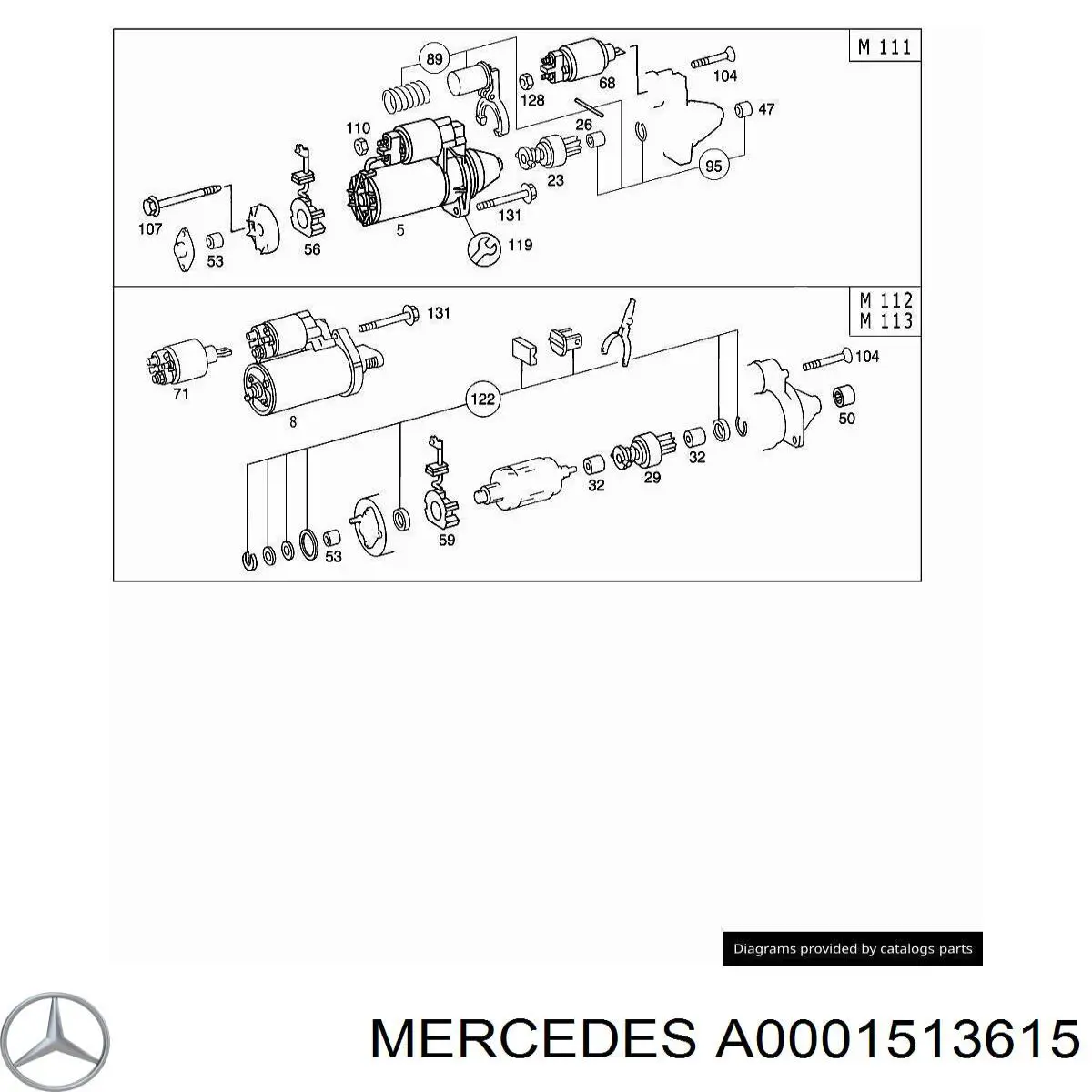  Kit de reparación, Motor de arranque para Volkswagen Passat B3, B4, 3A5, 351