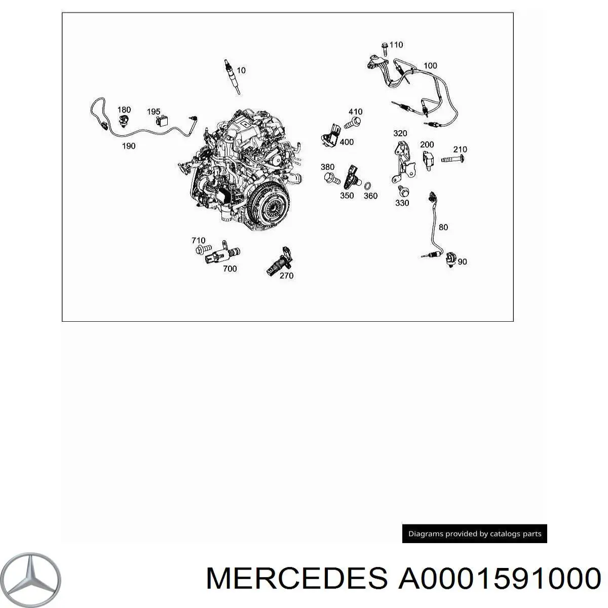  Bujía de incandescencia para Mercedes A W177