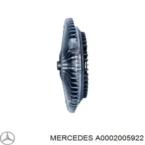 A0002005922 Mercedes embrague, ventilador del radiador