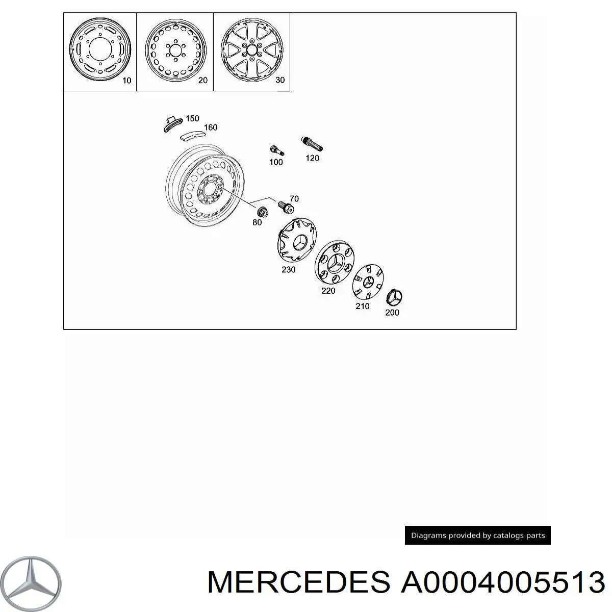 A0004005513 Mercedes 