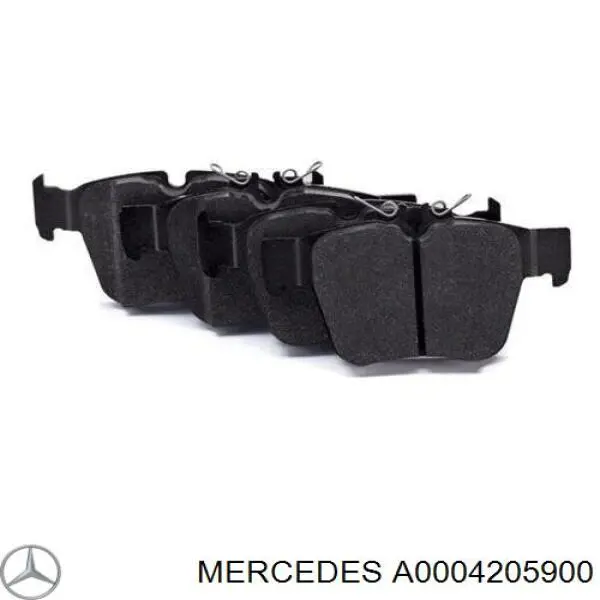 A0004205900 Mercedes pastillas de freno traseras