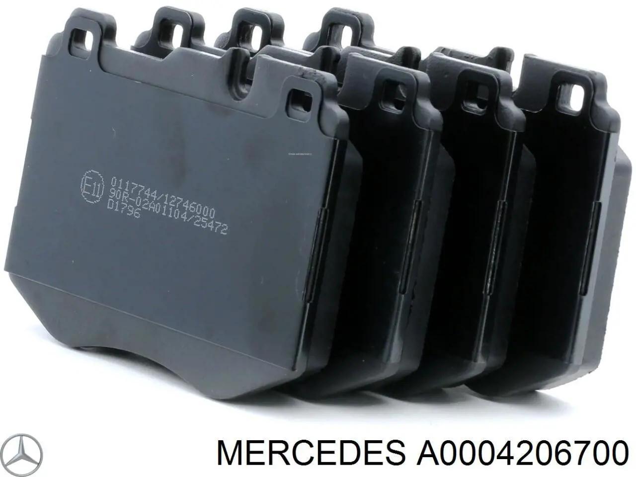 A0004206700 Mercedes pastillas de freno delanteras