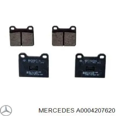 A0004207620 Mercedes pastillas de freno traseras