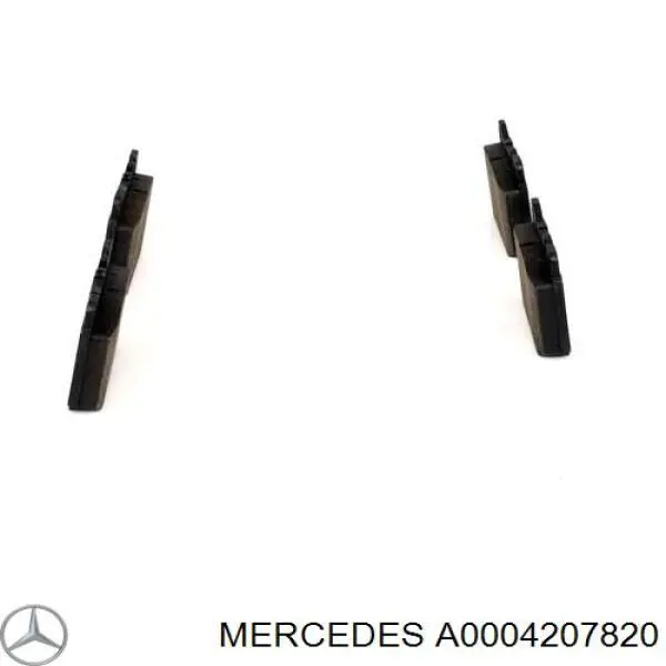 A0004207820 Mercedes pastillas de freno delanteras