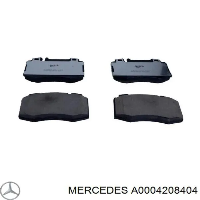 A0004208404 Mercedes pastillas de freno delanteras