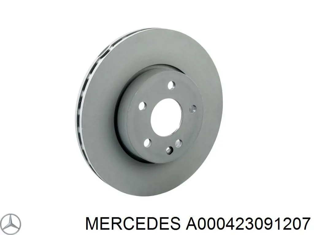 A000423091207 Mercedes disco de freno trasero