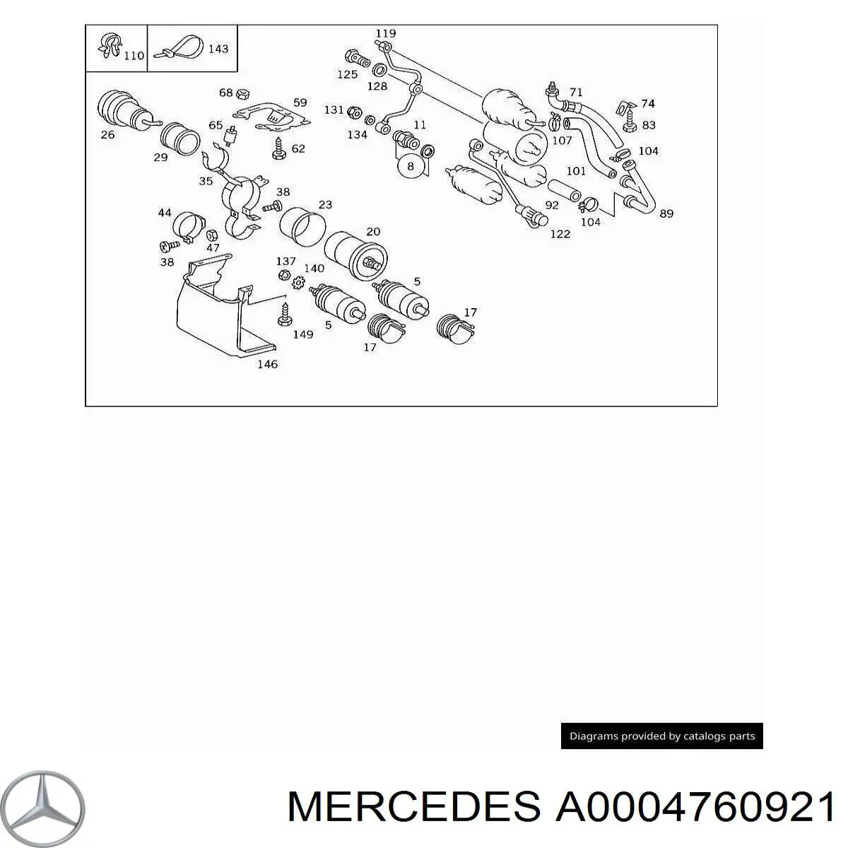 A0004760921 Mercedes 