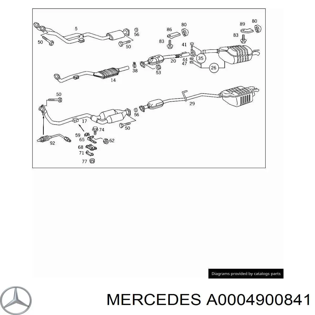 0004900841 Mercedes 