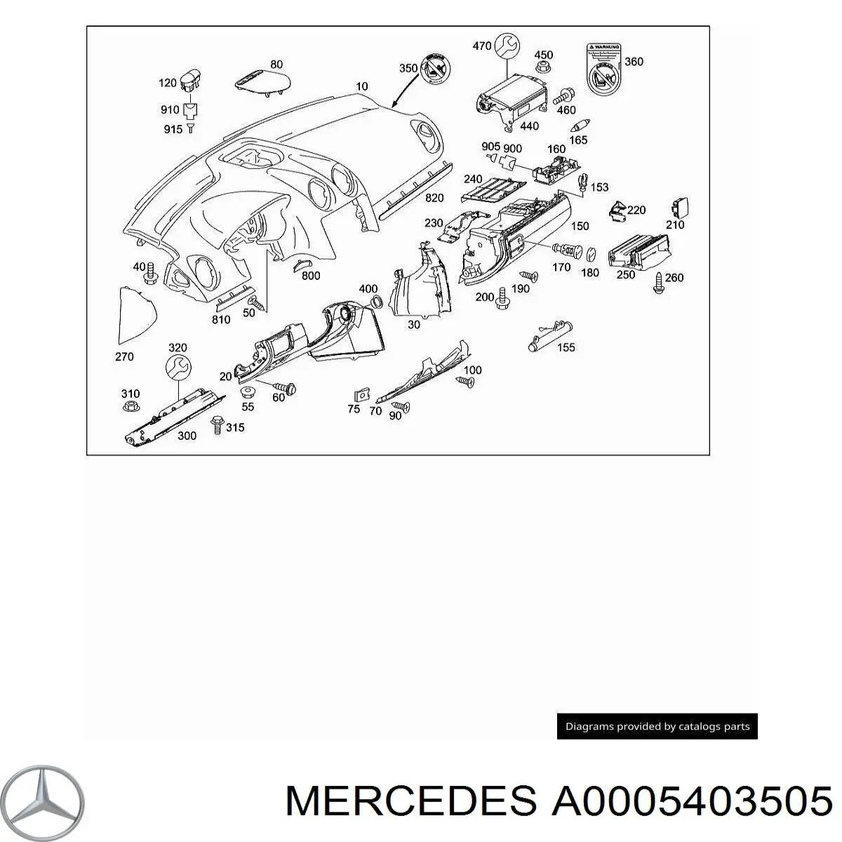 A0005403505 Mercedes 