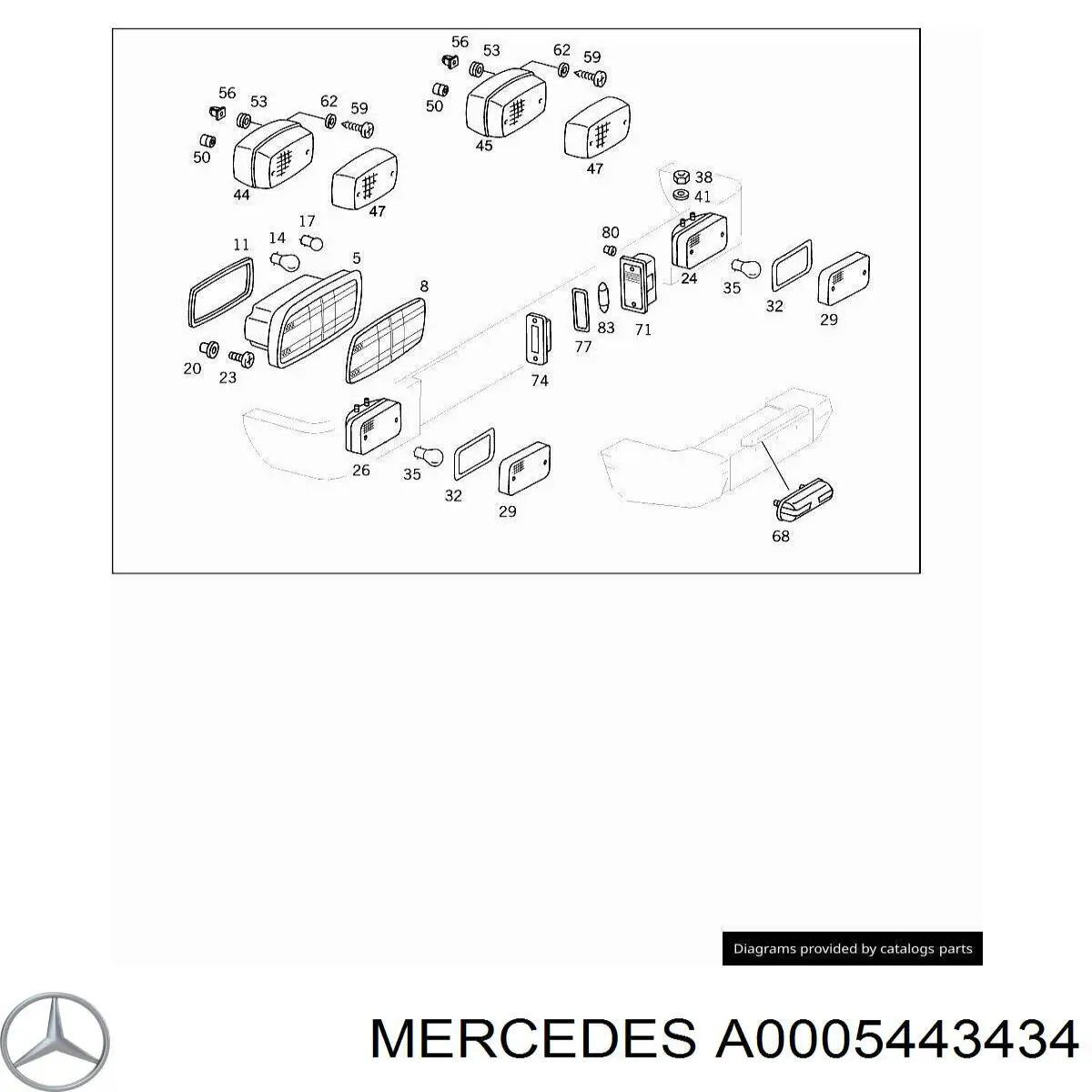  Piloto de matrícula para Mercedes G W463