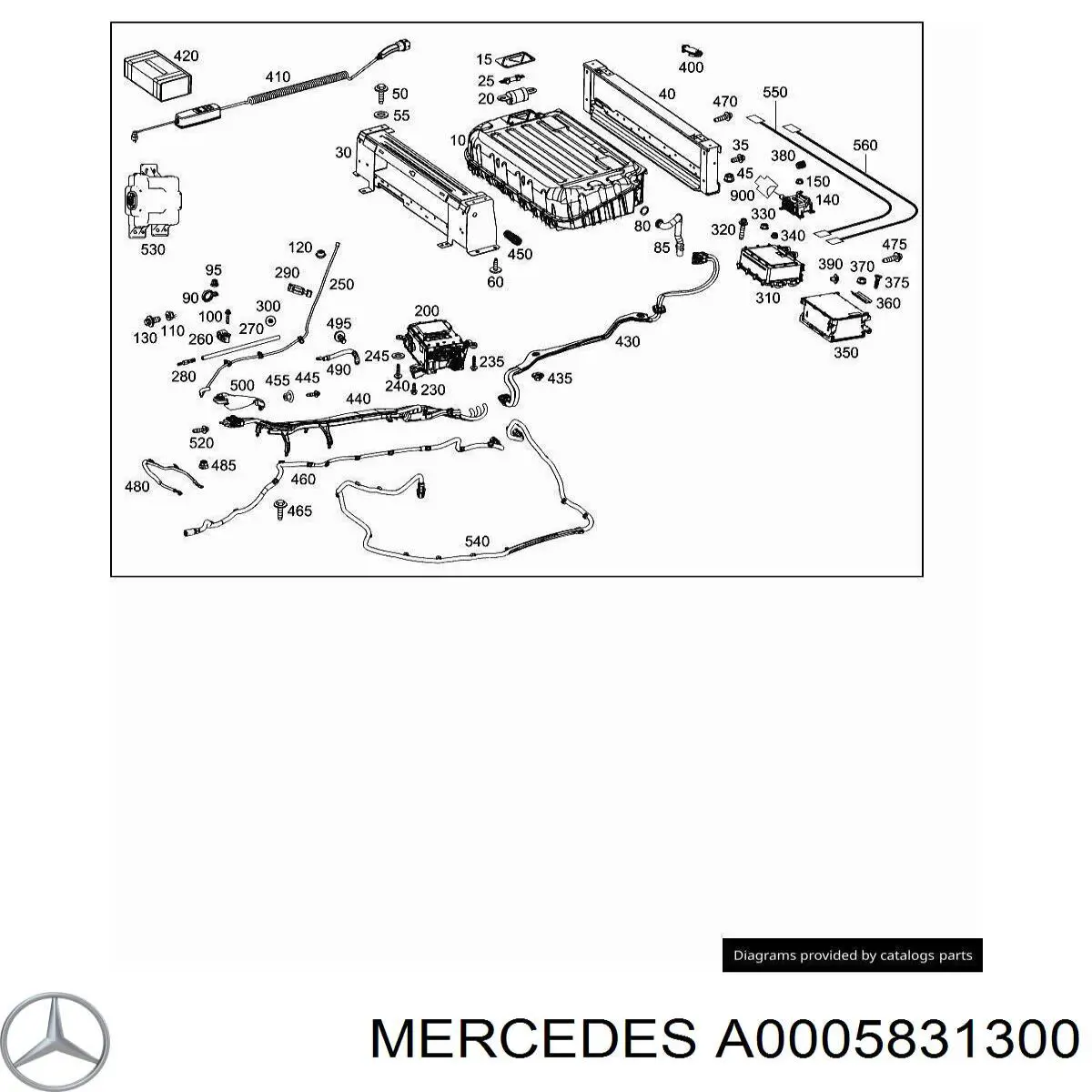 A0005831300 Mercedes 