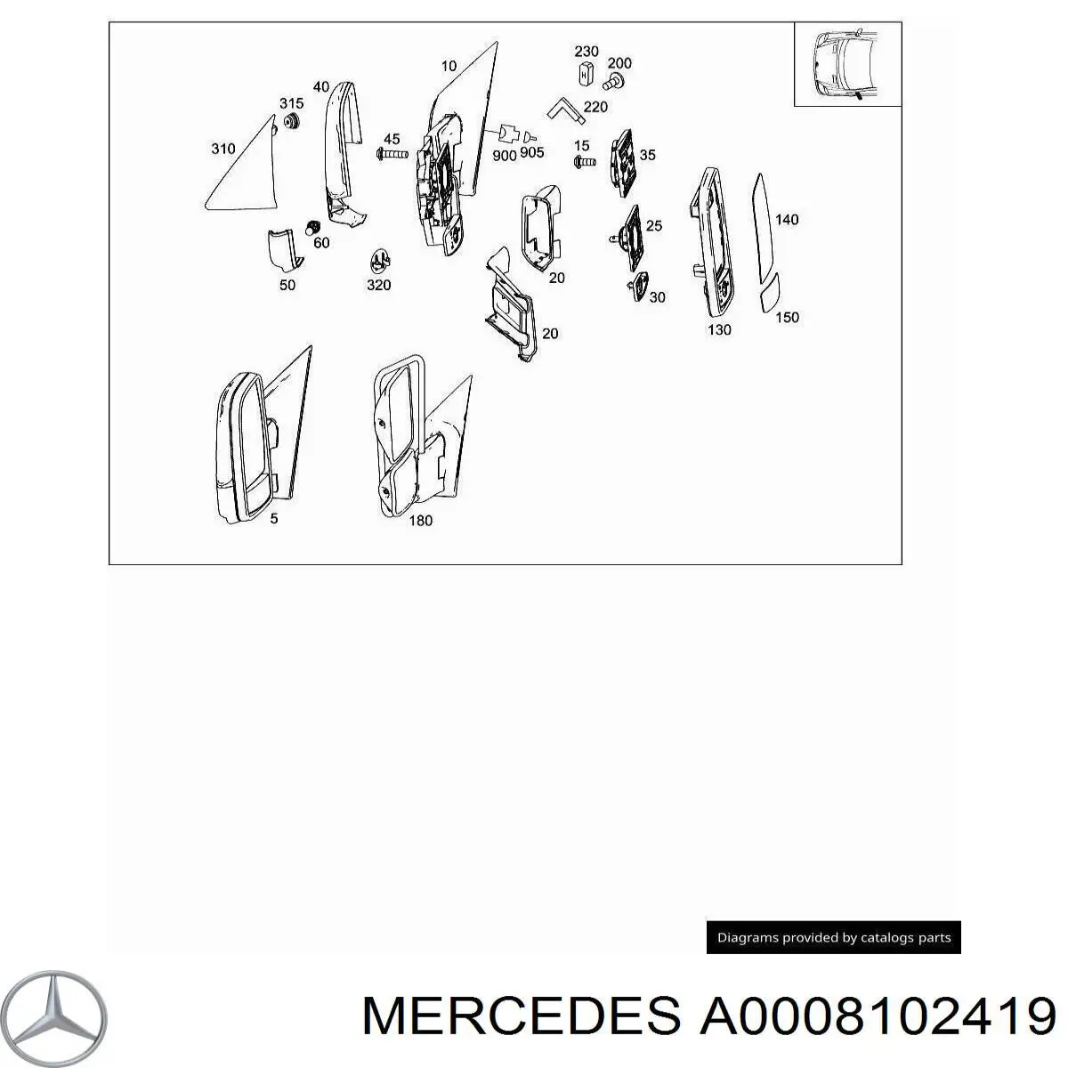 A0008102419 Mercedes 