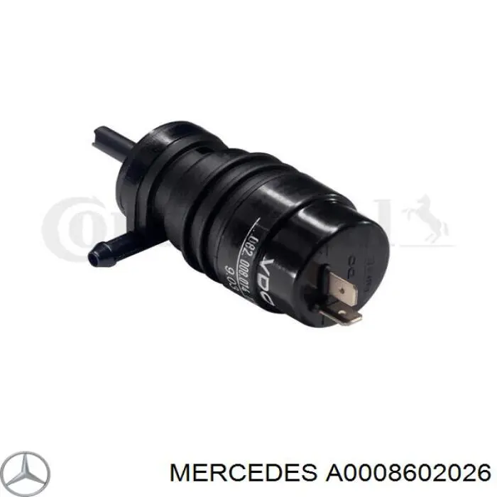 A0008602026 Mercedes bomba de limpiaparabrisas delantera