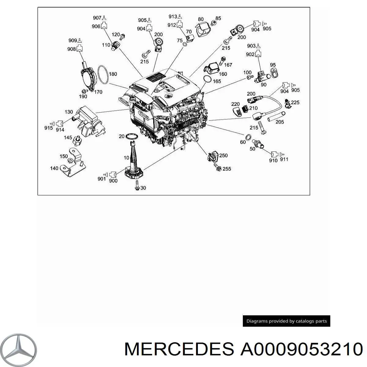 A0009053210 Mercedes 