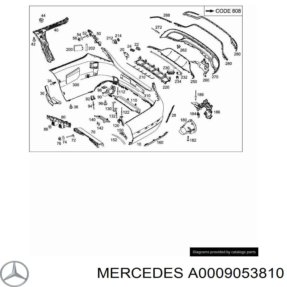 A0009053810 Mercedes 