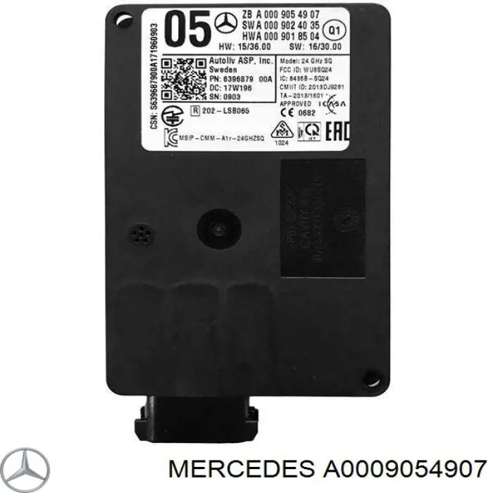  Sensor De Distancia Por Radar para Mercedes GLC X253