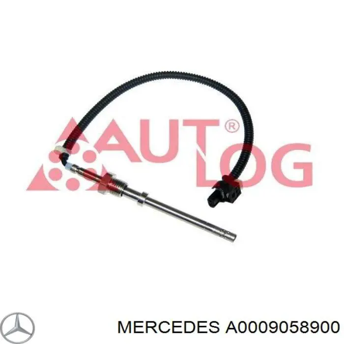 A0009058900 Mercedes sensor de temperatura, gas de escape, en catalizador