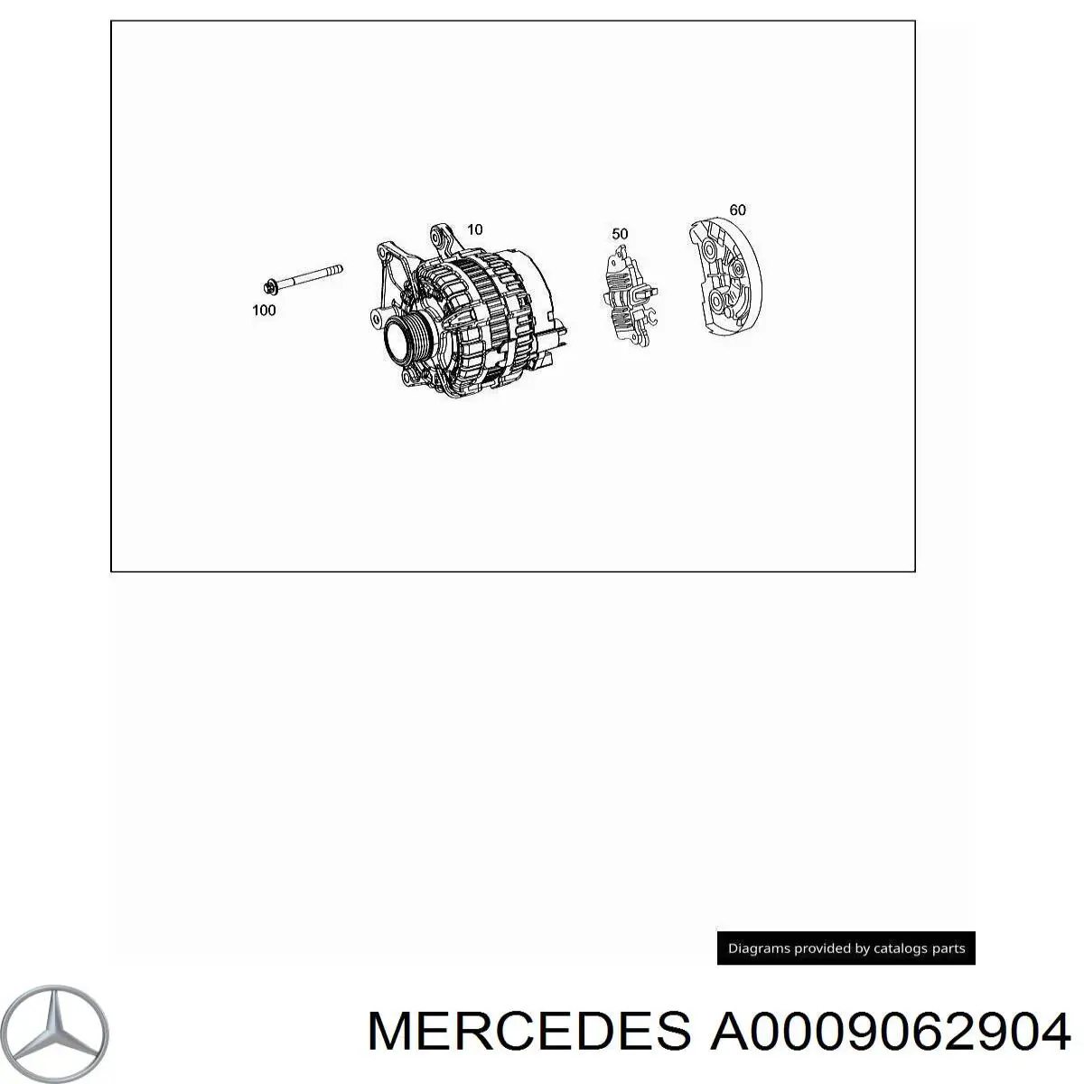 A0009062904 Mercedes 