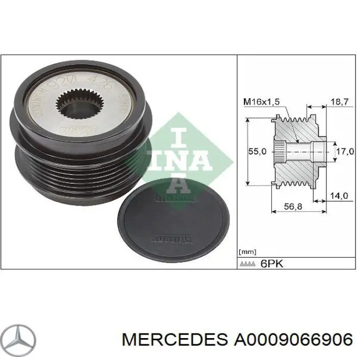 A000906690680 Mercedes alternador