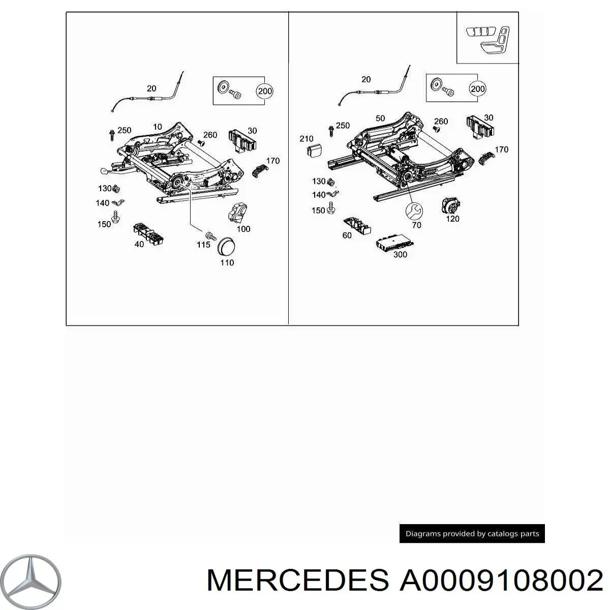 A0009108002 Mercedes 