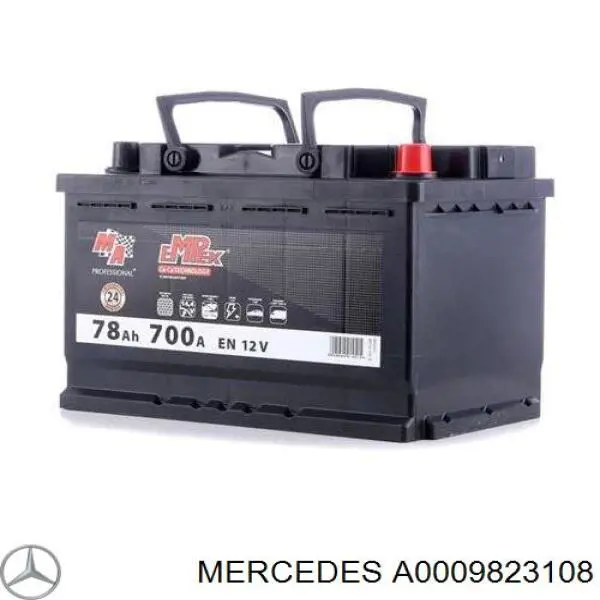 A0009823108 Mercedes batería de arranque