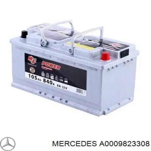 A0009823308 Mercedes batería de arranque