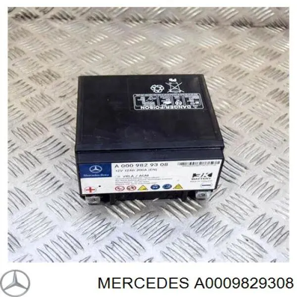 A0009829308 Mercedes batería de arranque