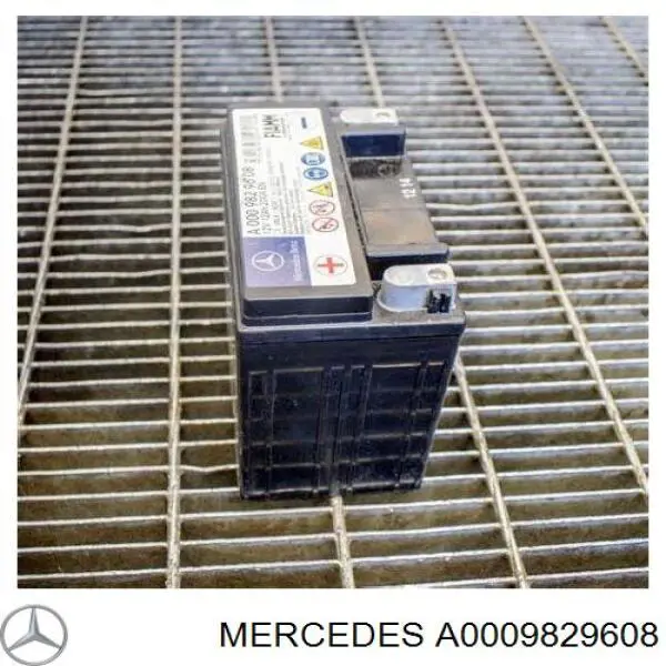 A0009829608 Mercedes batería de arranque