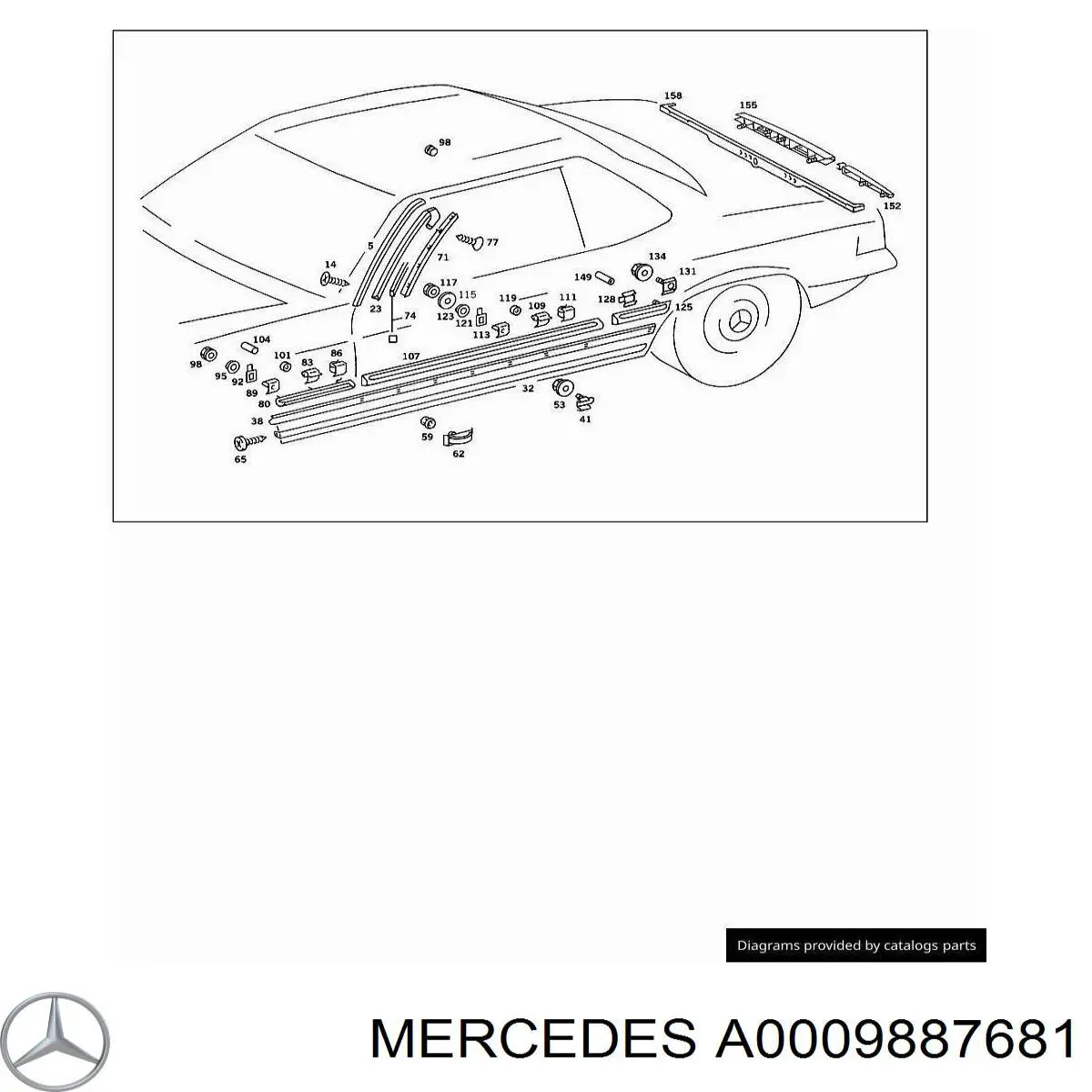 A0009887681 Mercedes 