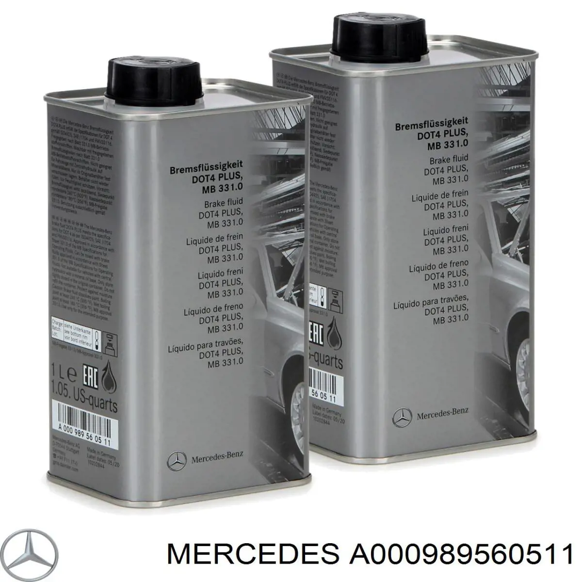 A000989560511 Mercedes líquido de frenos