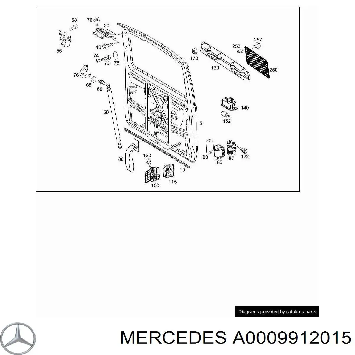 A0009912015 Mercedes 