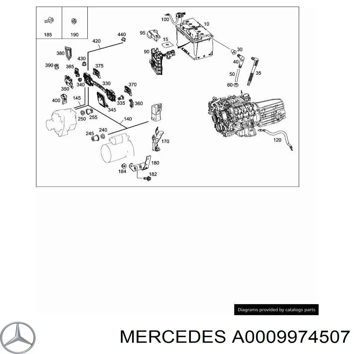 A0009974507 Mercedes 