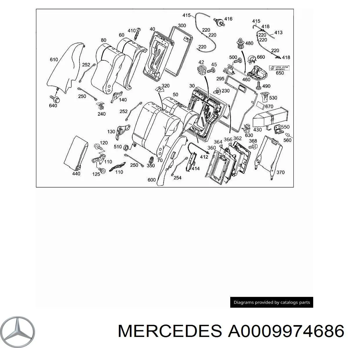 A0009974686 Mercedes 