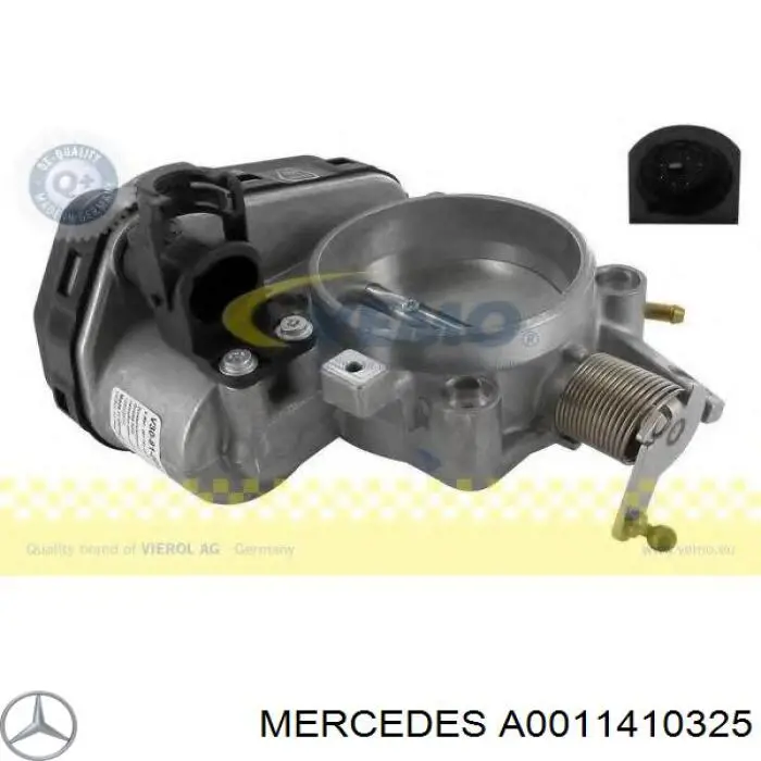 A0011410325 Mercedes cuerpo de mariposa completo