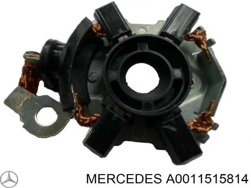 A0011515814 Mercedes soporte, escobillas de carbón, motor de arranque