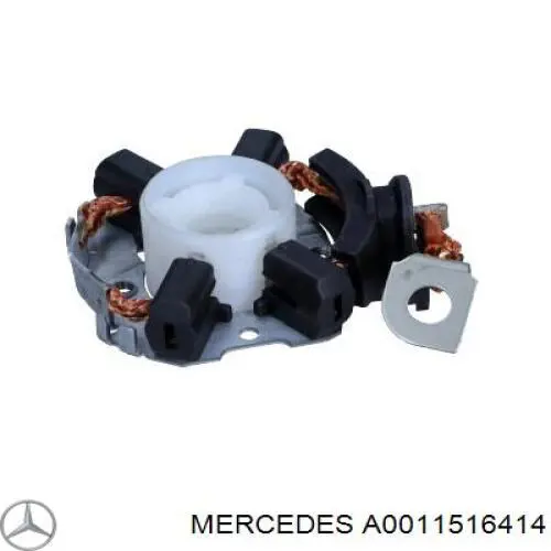 A0011516414 Mercedes soporte, escobillas de carbón, motor de arranque