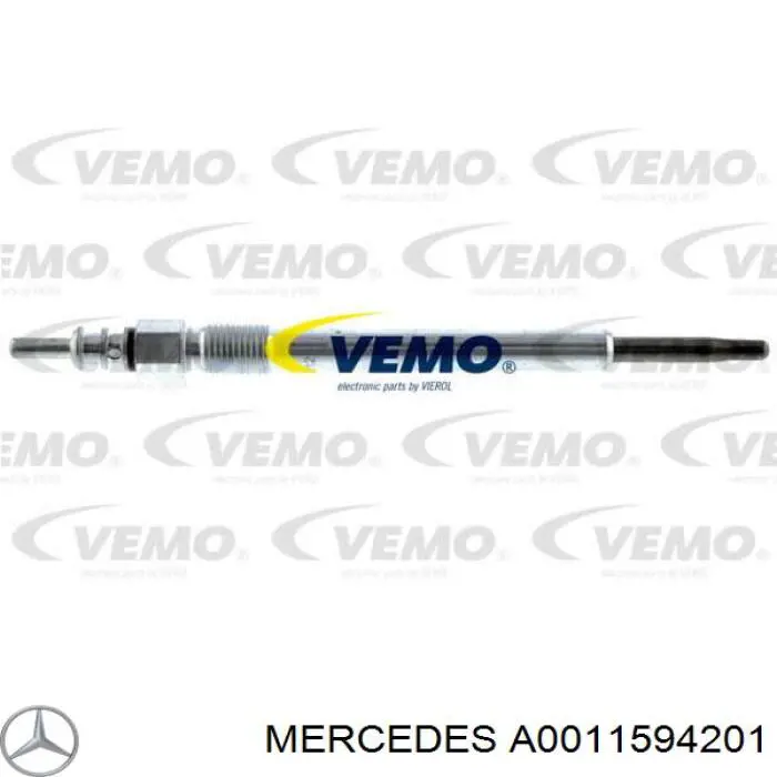 A0011594201 Mercedes bujía de incandescencia