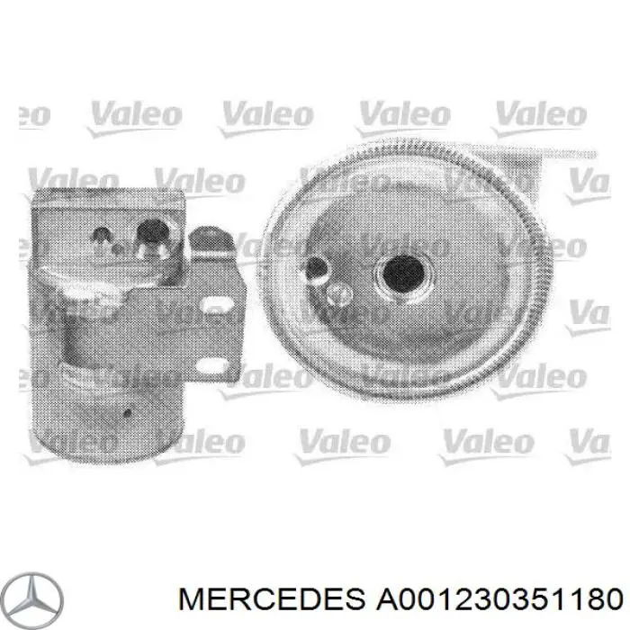 A001230351180 Mercedes compresor de aire acondicionado