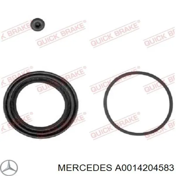 0014204583 Mercedes pinza de freno delantera izquierda