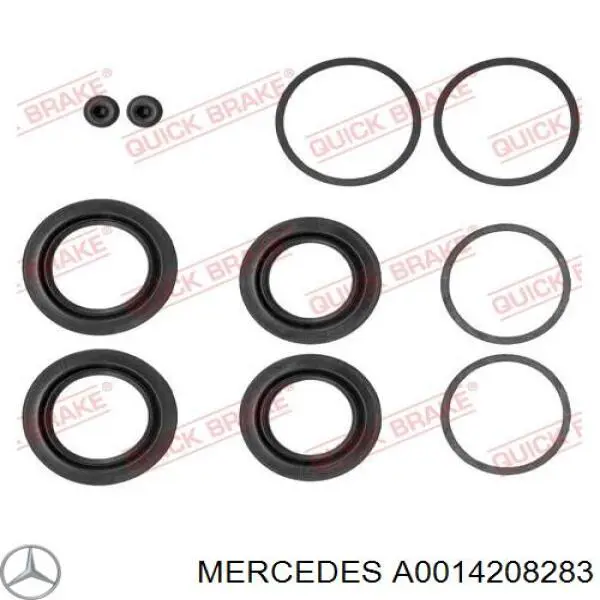 A0014208283 Mercedes pinza de freno delantera izquierda