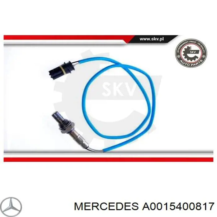 A0015400817 Mercedes sonda lambda, sensor de oxígeno antes del catalizador izquierdo