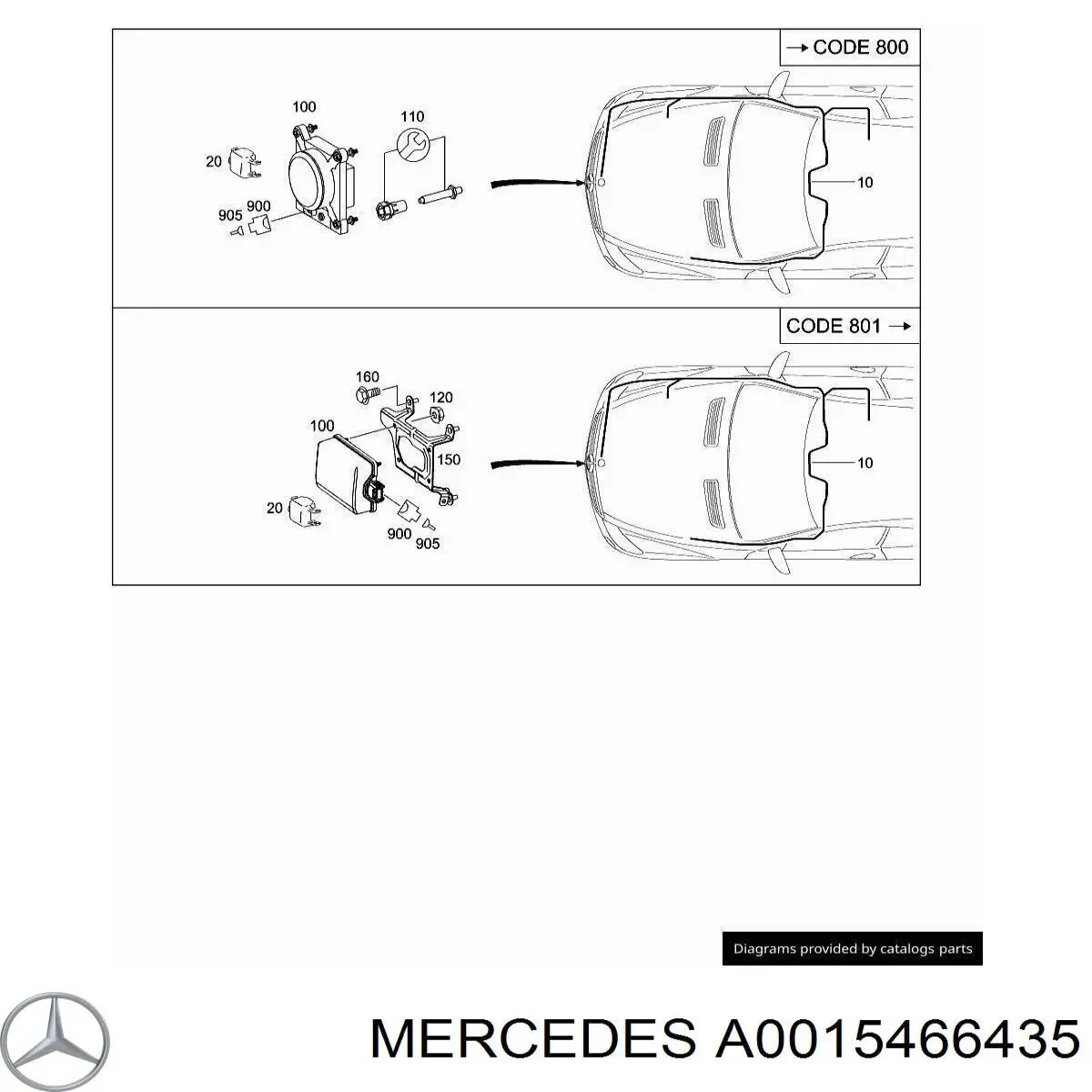 A0015466435 Mercedes 