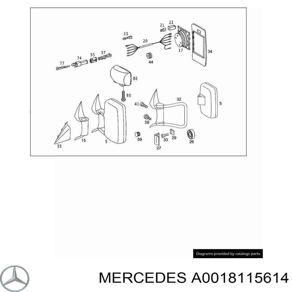 A0018115614 Mercedes 