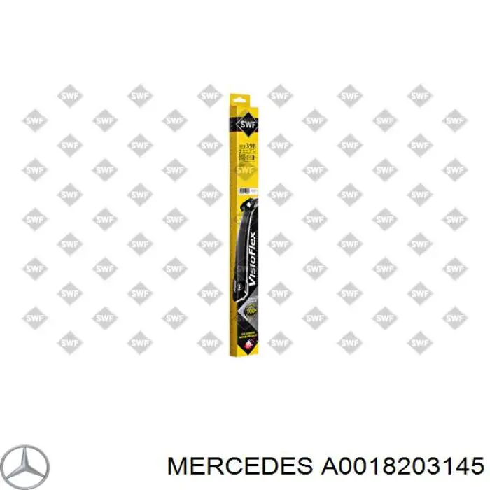 6398200200 Mercedes juego de limpiaparabrisas de luna delantera, 2 piezas