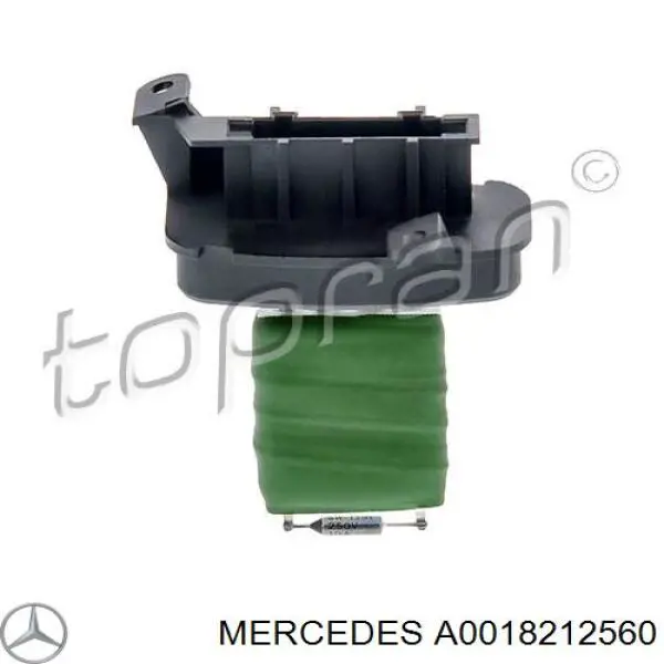 A0018212560 Mercedes resitencia, ventilador habitáculo