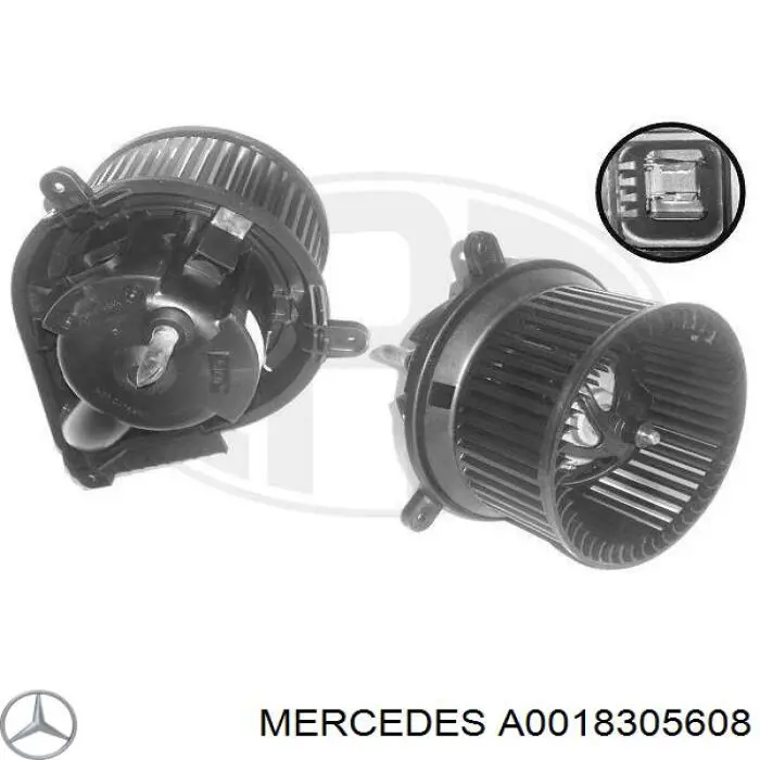 A0018305608 Mercedes motor eléctrico, ventilador habitáculo