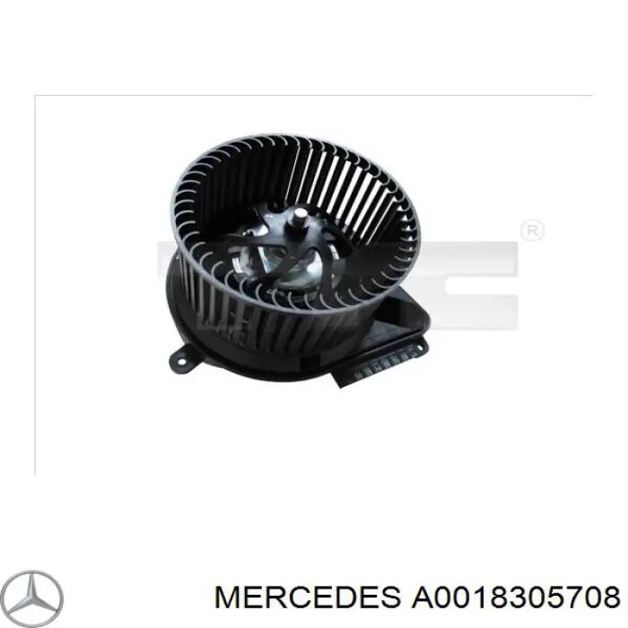 A0018305708 Mercedes motor eléctrico, ventilador habitáculo