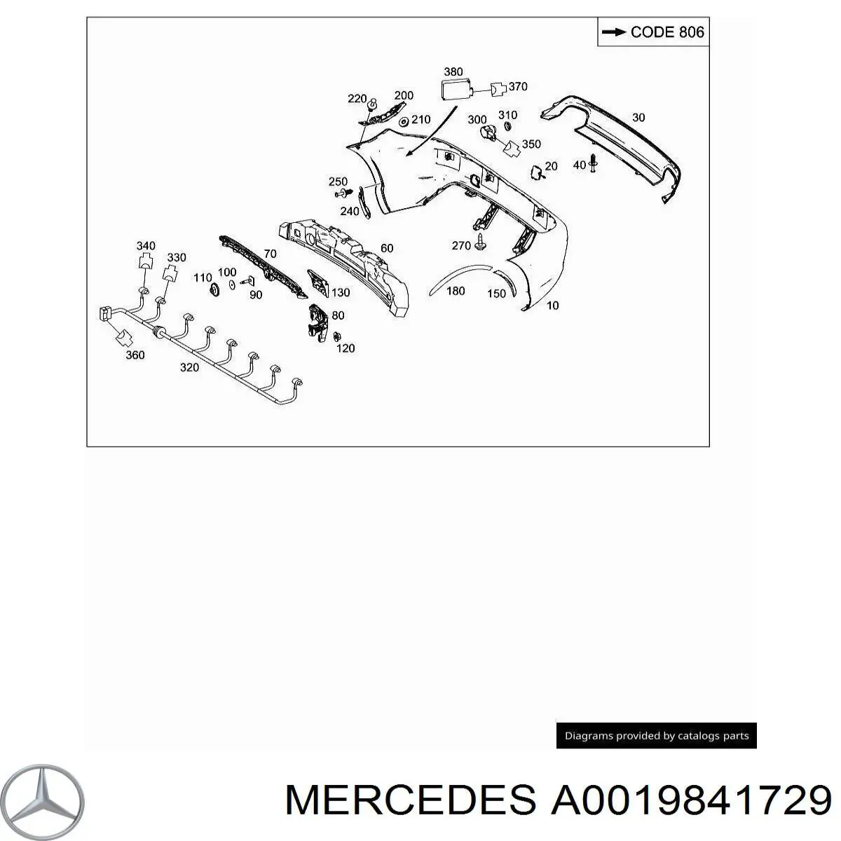 A0019841729 Mercedes 