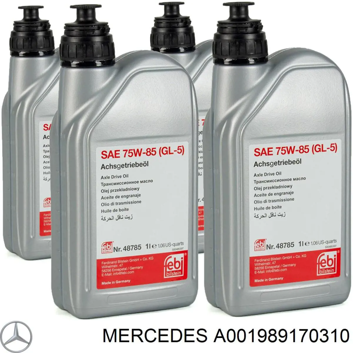 A001989170310 Mercedes aceite transmisión