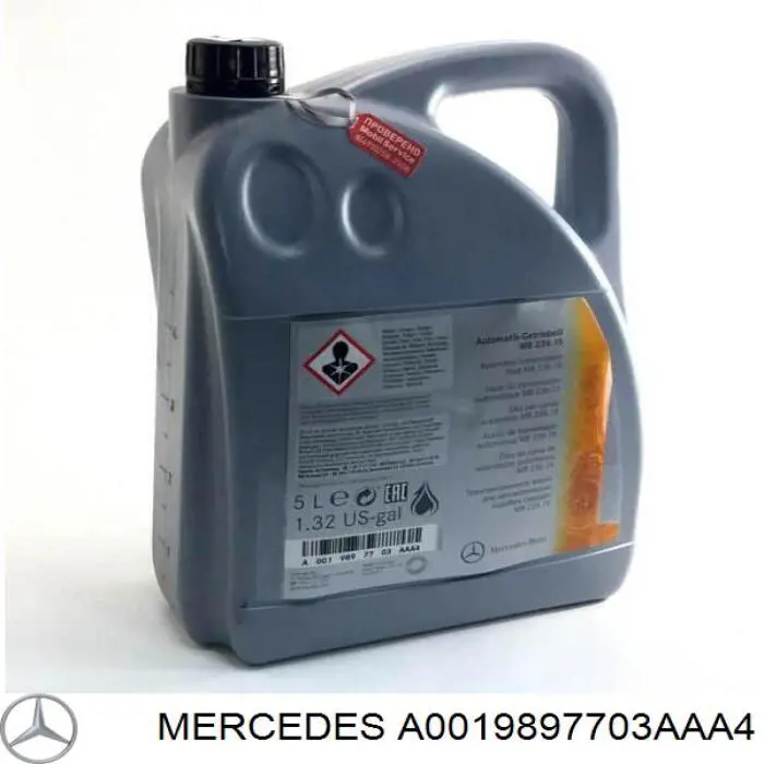 A0019897703AAA4 Mercedes aceite transmisión